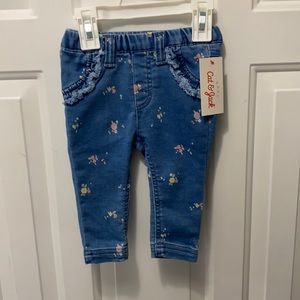 ⭐️NWT Cat and Jack 3-6 month girl jeans